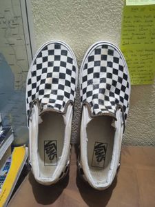 Authentic Vans Checkerboard Slip-On Shoes