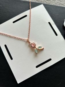 Rose Gold Flower Necklace