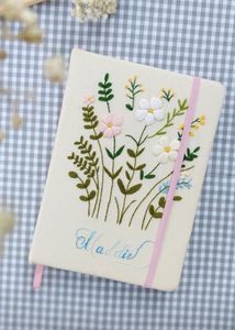Hand Embroidered Book Cover