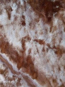 Stylish Brown Velvet Long Sleeve Top