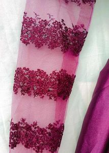 Elegant Purple Ethnic Gown