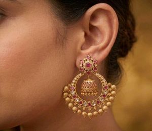 🎁 PRICE DROP!!!! ~ 1 GRAM Gold Elegant Jhumkas