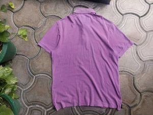 Tommy Hilfiger Men's Purple Polo Shirt