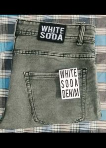 imported denim Jeans and White shirt