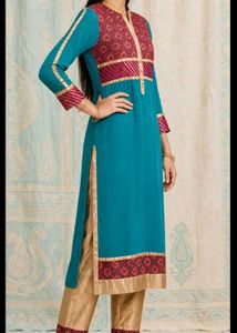 Elegant Teal Kurti