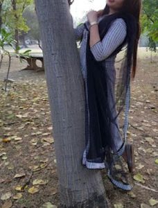 Elegant Striped Kurti Set with Dupatta