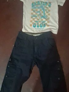 Boys Skater Club T-shirt & Cargo Pants Set