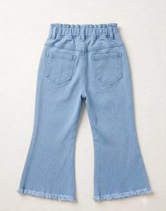 Girls' Light Wash Bell Bottom Jeans