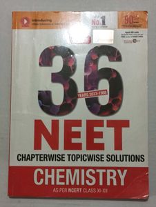 36 Years NEET Chemistry Solutions Book
