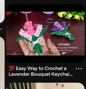 Set Of 6 Crochet Lavenders🪻 With Surprise Freebie