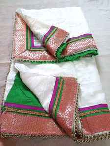 🆕️ Brasso Saree with Brocade Border