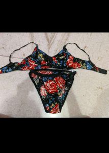 Floral Lingerie Set