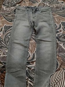 Stylish Grey Wash Denim Jeans