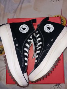 Converse unisex Black Run Star Hike High
