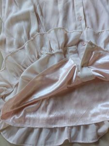 Chic Sheer Ruffle Blouse