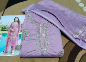 Embroidered Kurta Set with Dupatta