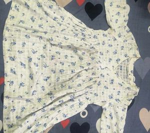 Cute Floral Kurta