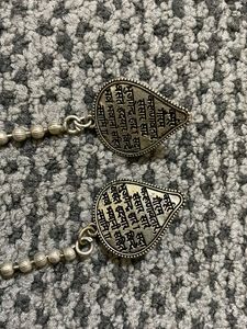 oxidized ear ring  - jhumkaa