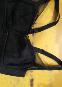 Black Lace Bra