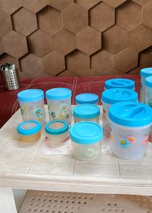 Blue Container For Kitchen - 16 Boxes