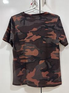 Camouflage Print T-Shirt