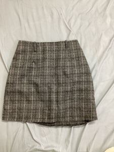 Korean Plaid Formal Skorts