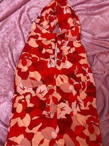 Floral Halter Dress