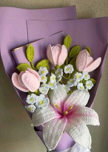 Handmade Crochet Flower Bouquet