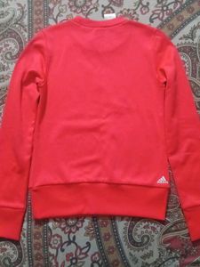 Adidas Red Graphic Sweatshirt