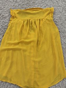 Chic Mustard Yellow Blouse