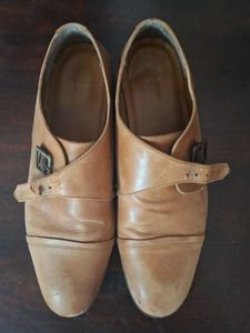 Classic Monk Strap Leather Shoes