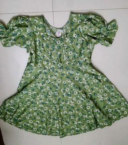 Mother- Daughter Set Pista Floral Printed