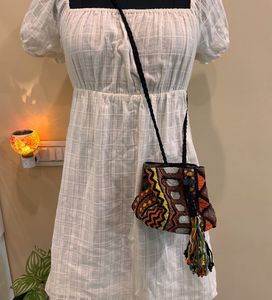Unique Beaded Crossbody Bag