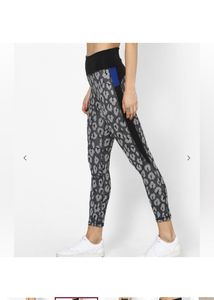 ADIDAS Printed High-Rise Slim Fit Ankle-Length L