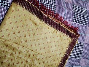 ✨ Beautiful Golden Saree