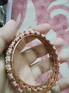 191.Elegant Beaded Bangles