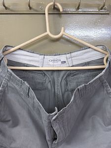 Men's Grey Cargo Pants