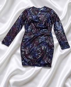 Multicolour sequin dress