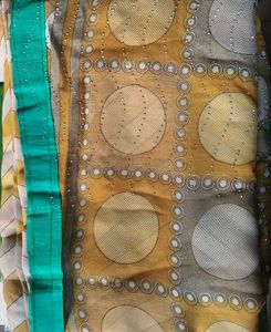 gold yellow Saree