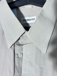 Classic Beige Long-Sleeve formal  Shirt