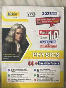 CBSE Class 12 Physics Sample Papers 2025