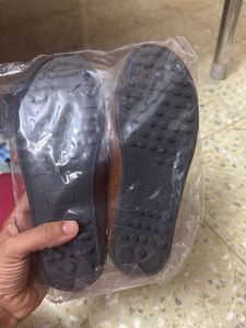 kids Brown Leather Loafers