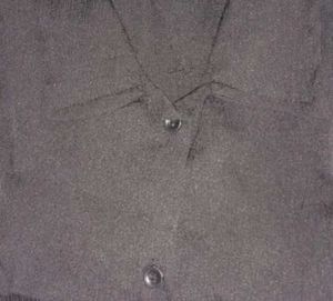 Black Textured Long Sleeve Shirt