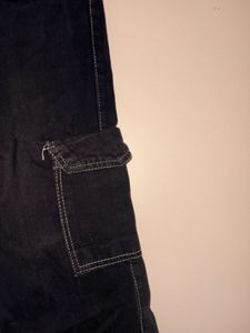 Black Cargo Jeans