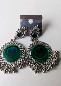 Boho Ethnic Green Beaded set