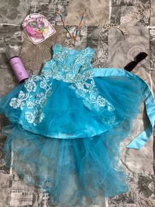 Mark & Mia Turquoise Tulle Dress