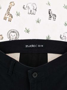 Zudio Classic Black Men's Chinos