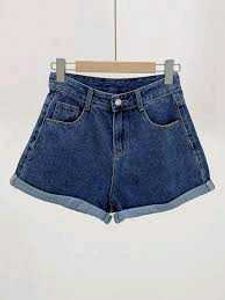 Classic Blue Denim Shorts