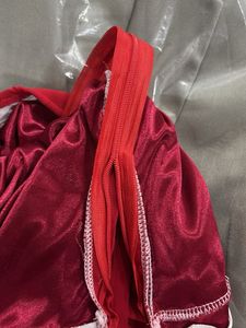 Vibrant Red Pleated Maxi Skirt