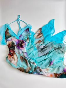 Reselling Handmade Assymetrical Floral Dress